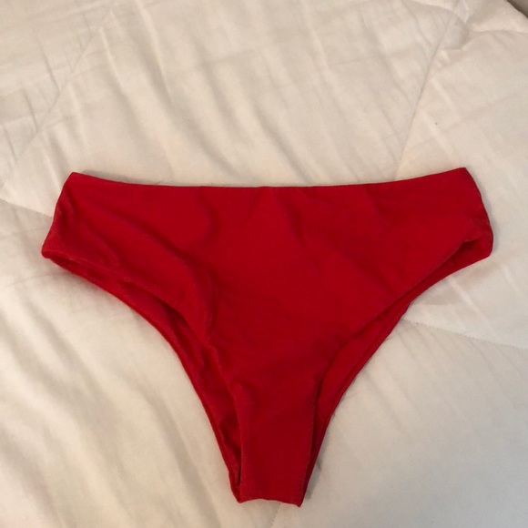 Zaful Other - Red high leg bikini bottoms
